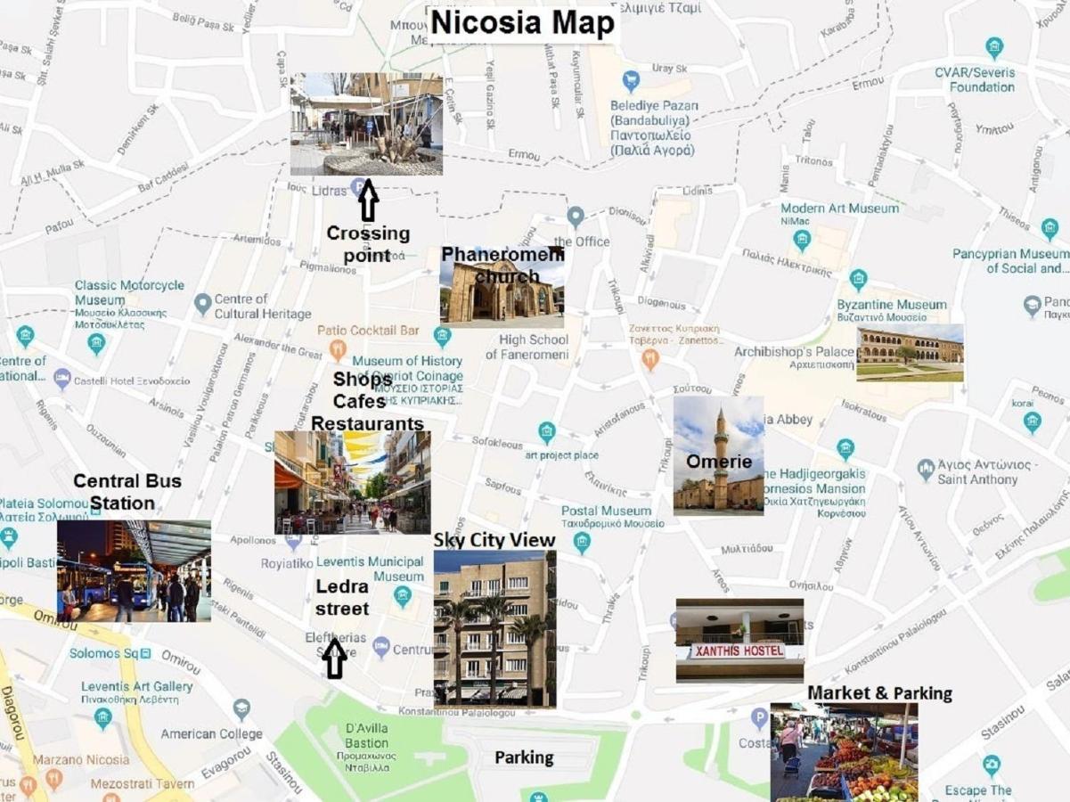 Nicosia City Centre Sky Views Apartment Bagian luar foto
